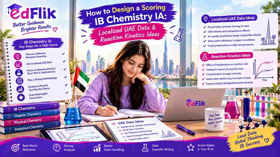 How to Design a Scoring IB Chemistry IA: Localized UAE Data & Reaction Kinetics Ideas