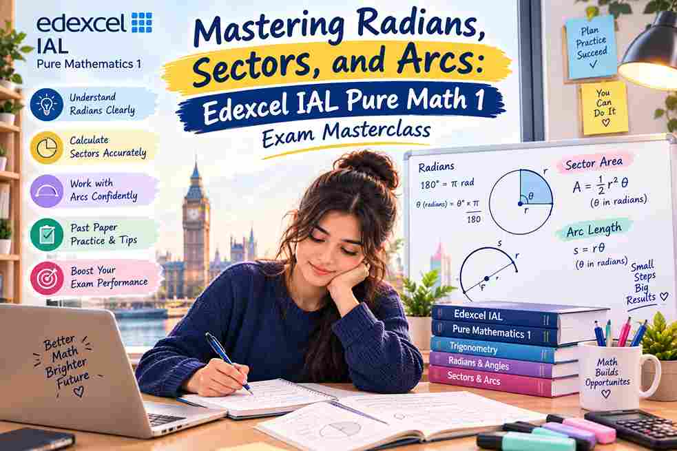 Mastering Radians, Sectors, and Arcs: Edexcel IAL Pure Math 1 Exam Masterclass