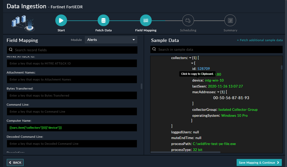 Fortinet FortiEDR v1.2.0 | FortiSOAR 1.2.0