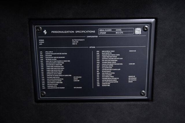 2022 812 GTS picture #20