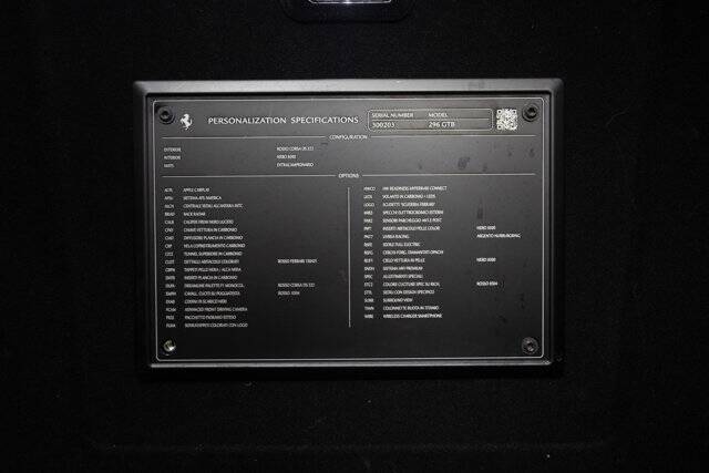 2024 296 GTB picture #20