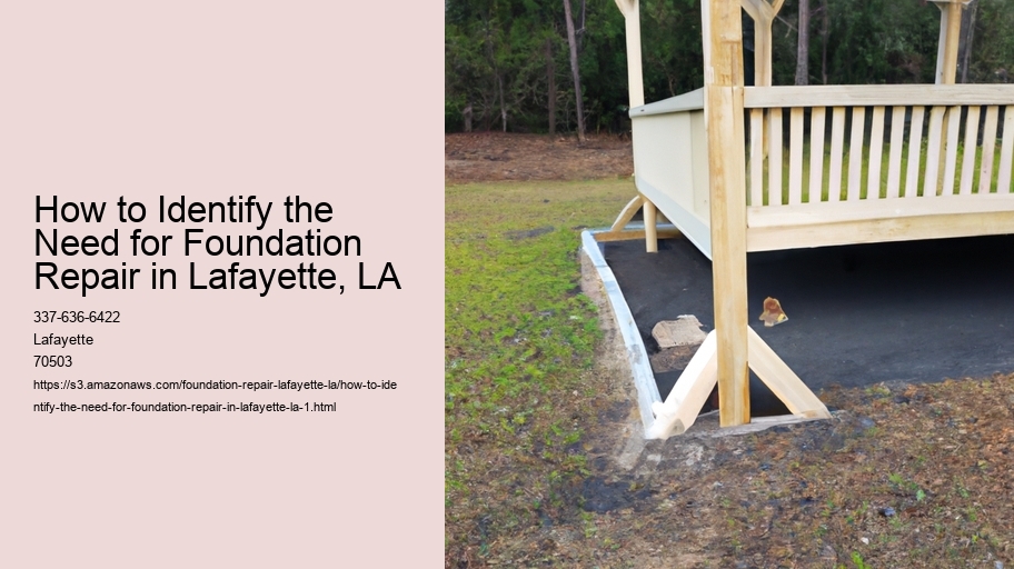 How to Identify the Need for Foundation Repair in Lafayette, LA