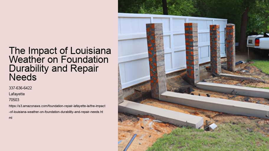 The Impact of Louisiana Weather on Foundation Durability and Repair Needs