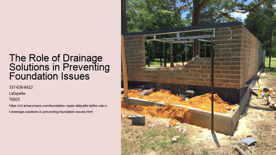 The Role of Drainage Solutions in Preventing Foundation Issues