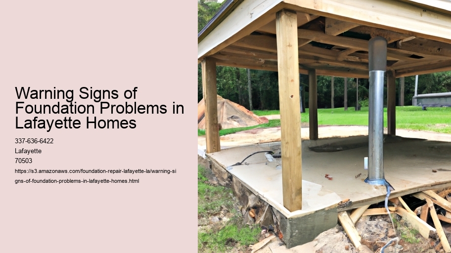 Warning Signs of Foundation Problems in Lafayette Homes