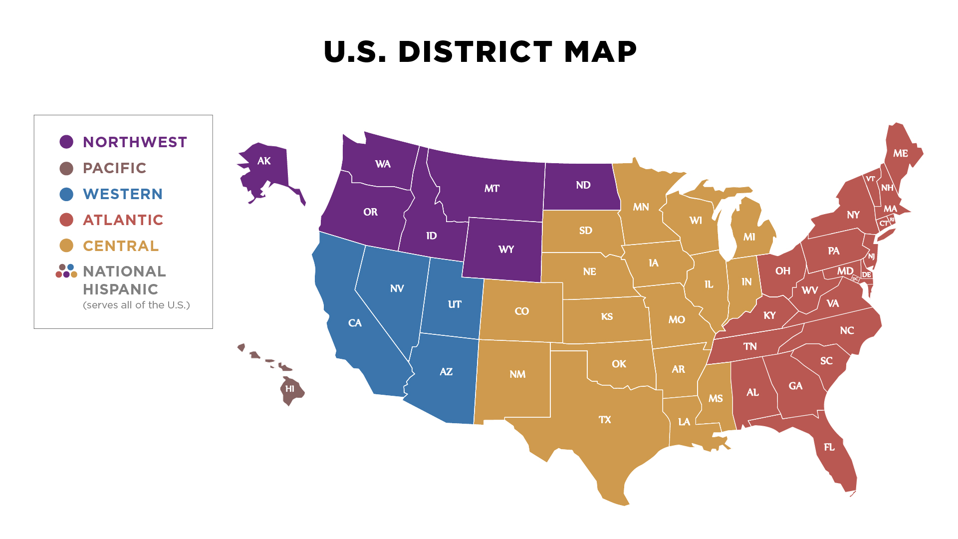 Six Districts. One Team. The Foursquare Church