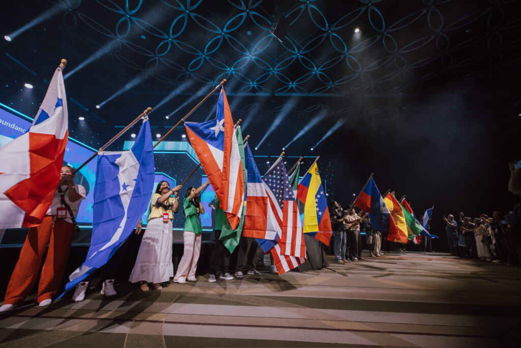 Conexion Hispana celebrates Spanish-speaking nations with flags