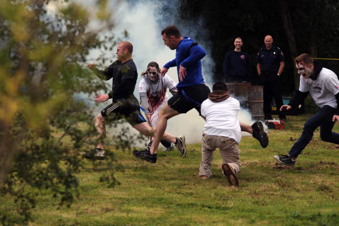 Zombie Survival 5K Run | U.S. Air Force photo by Staff Sgt. Brian Stives
