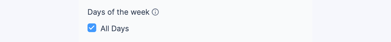 Datepicker options without blackout days Datepicker options without blackout days