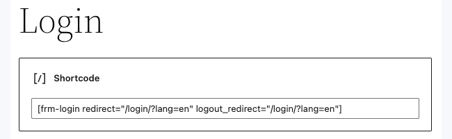 WPML Login Form Redirect Param