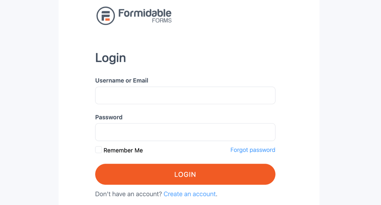 Account - Forgot your password