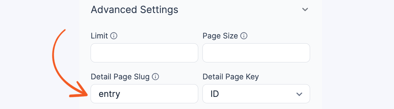 Add to Favorites - Detail Page Slug