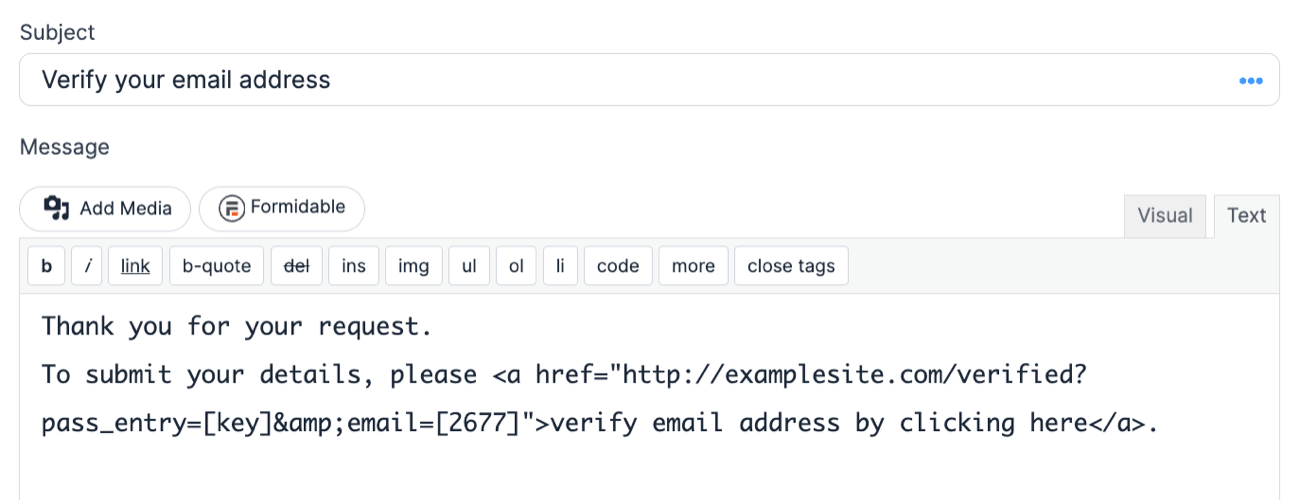 Views - Conditionally Show Form Email