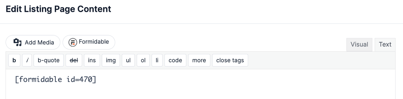 Views - Conditionally Show Form