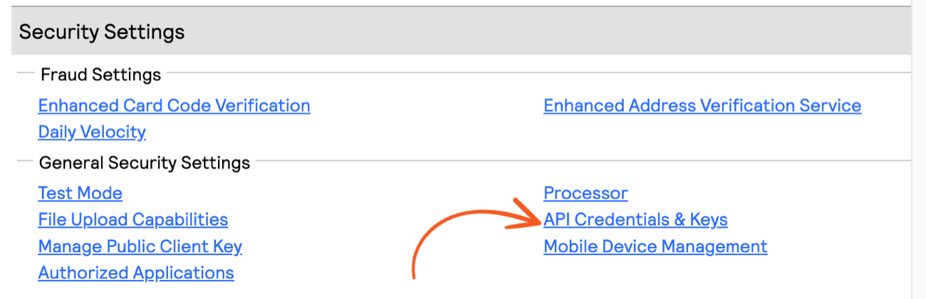 Authorize.net API Credentials and Keys