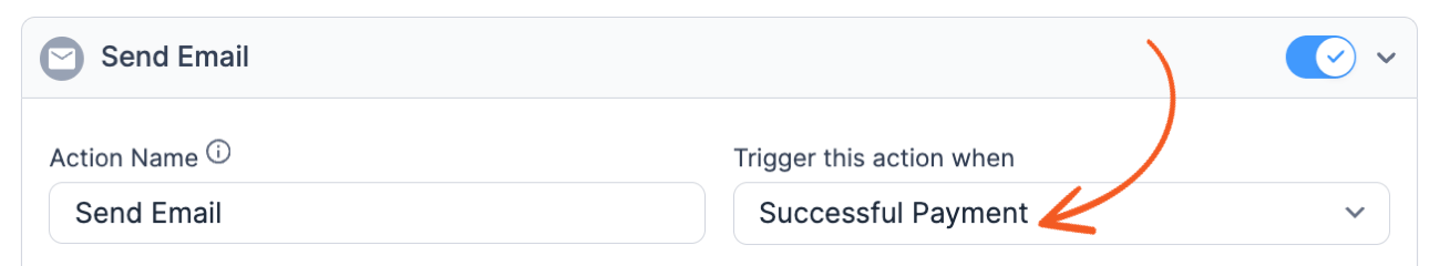 Authorize.net Trigger Action after Payment
