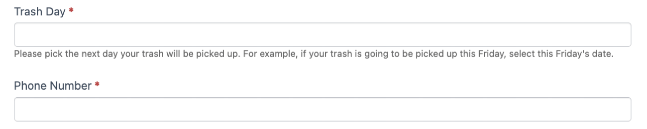 Form Action Automation Weekly Form