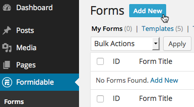 build email contact forms in wordpress