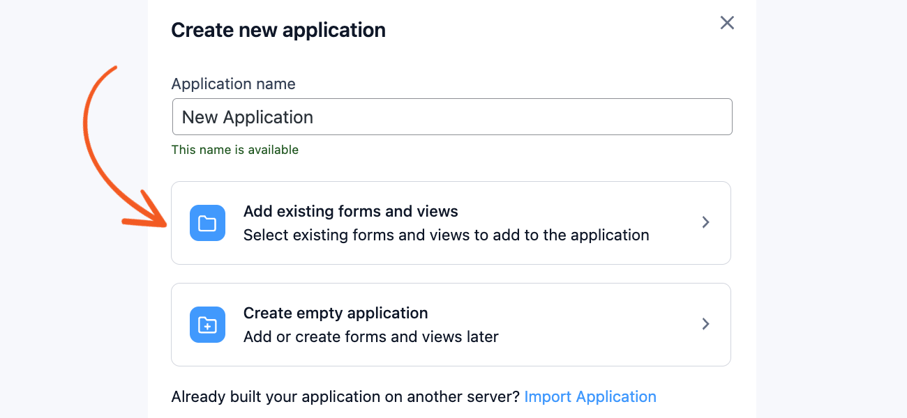 WordPress Create Custom Application Builder - Add existing form View WordPress Create Custom Application Builder - Add existing form View
