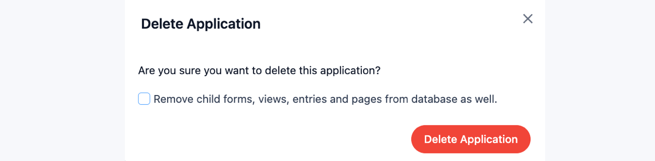 WordPress Create Application Delete Application WordPress Create Application Delete Application