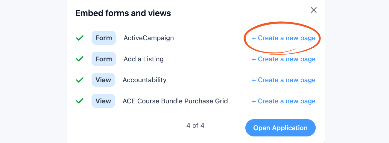 WordPress Create Application Builder - Embed Forms Views WordPress Create Application Builder - Embed Forms Views