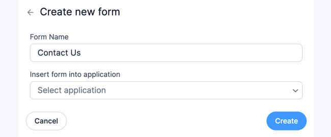 Form Name and Description