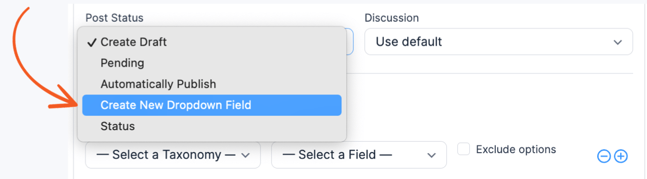 Create Posts Status
