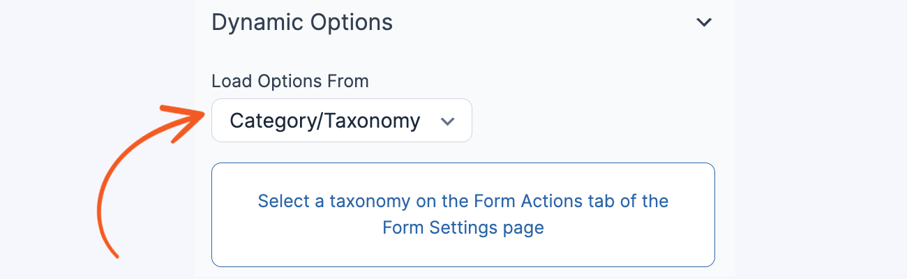 Create Posts Load Options From