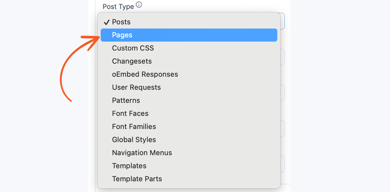 Create Post Type Page