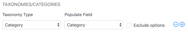 Create Post Taxanomies/Categories