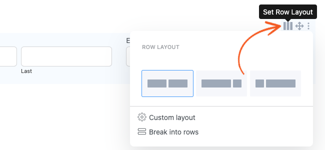 CSS Layout - Inline Form Layout Icon