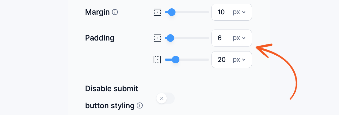 CSS Layout - Inline Form Style Padding