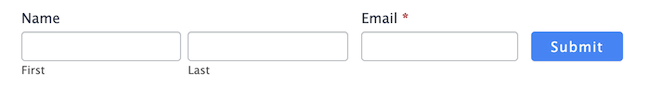 CSS Layout - Inline Form