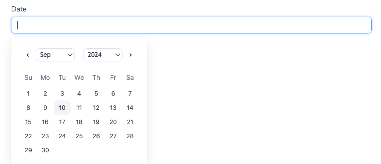 Date Field