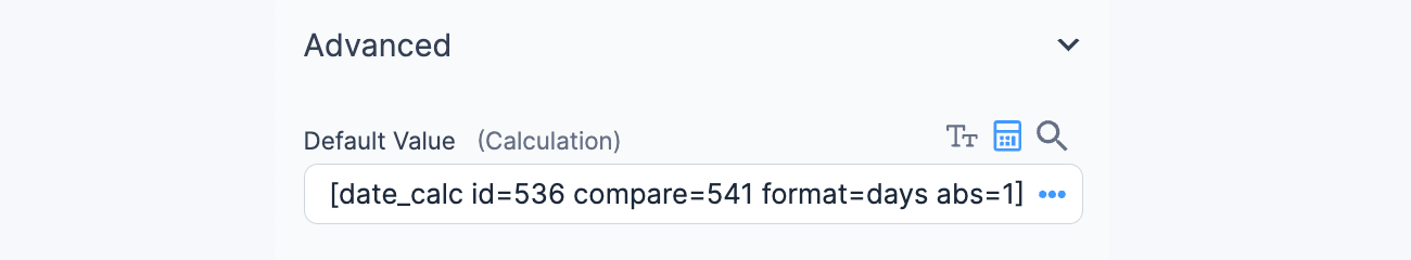 Date Calc Quantity Booking form