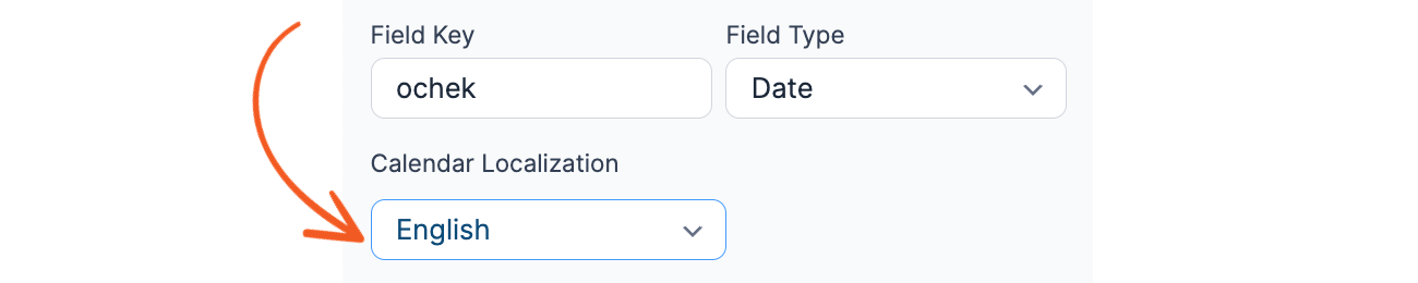 Date Calendar Localization