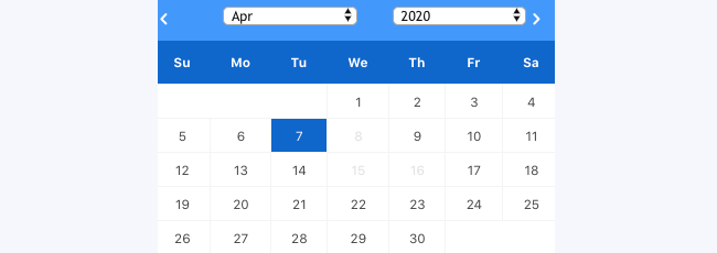 Date Unique Calendar