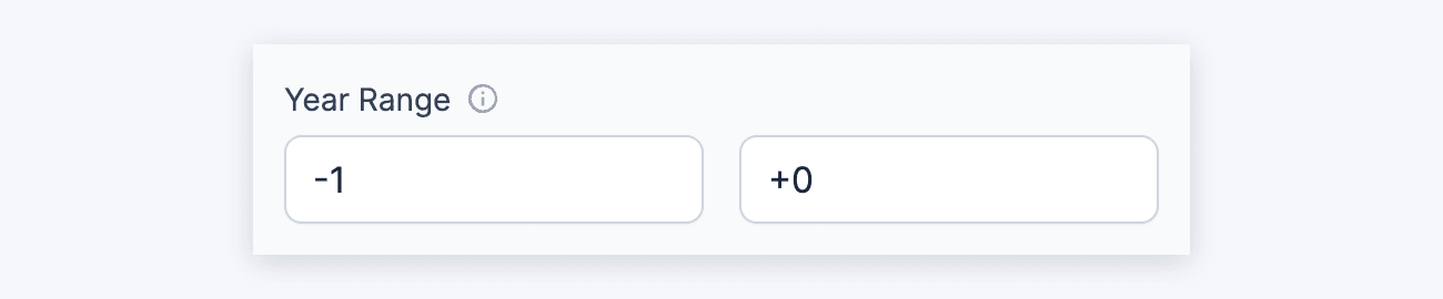Datepicker options Restrict year range Datepicker options Restrict year range