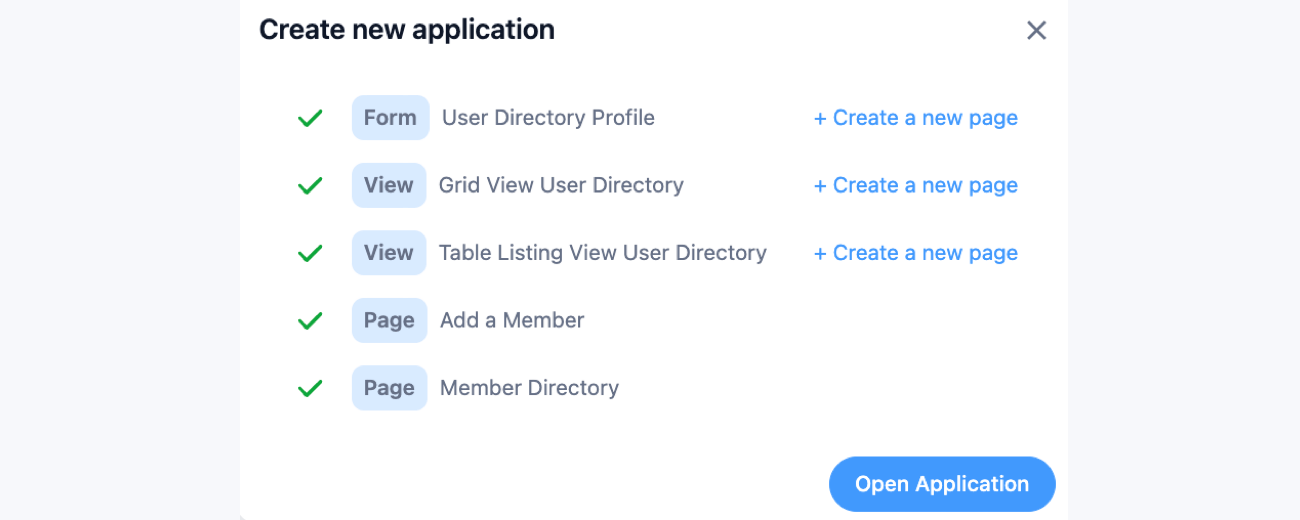 What's included in the WordPress user directory template
