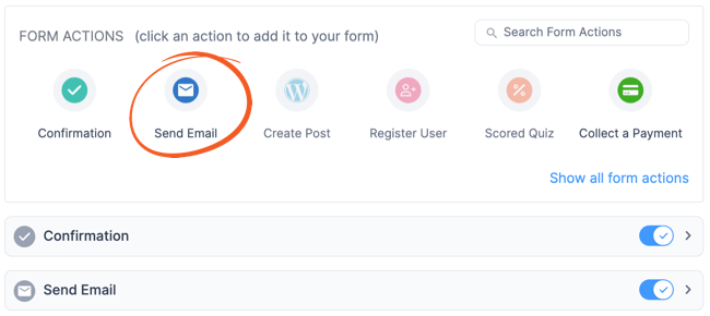 WordPress send email Notification Default