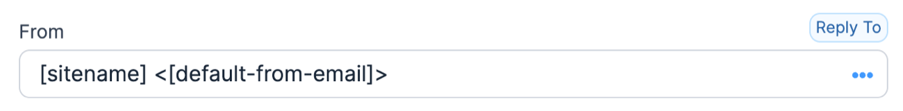 Using [default-from-email] shortcode in FROM field of email notifications