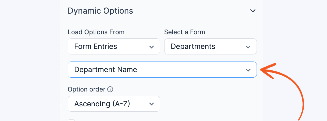 Email Routing Dynamic Field