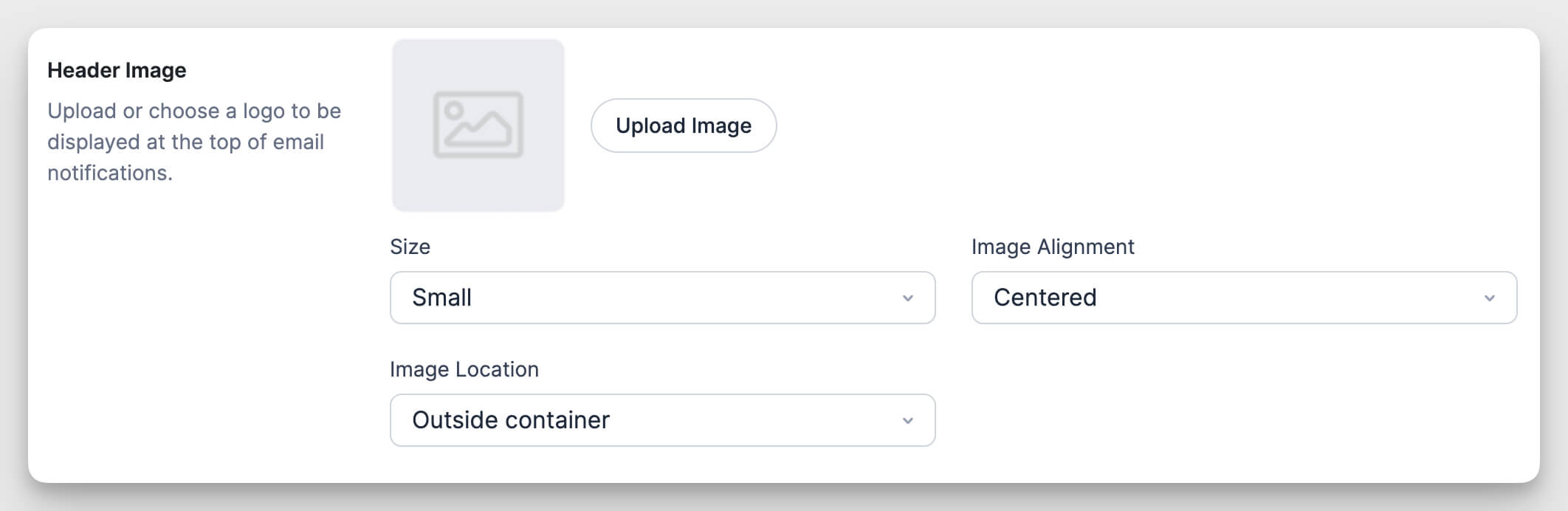 Add a logo / header image and customize it - Formidable Forms WordPress Form Notification Emails Style Settings