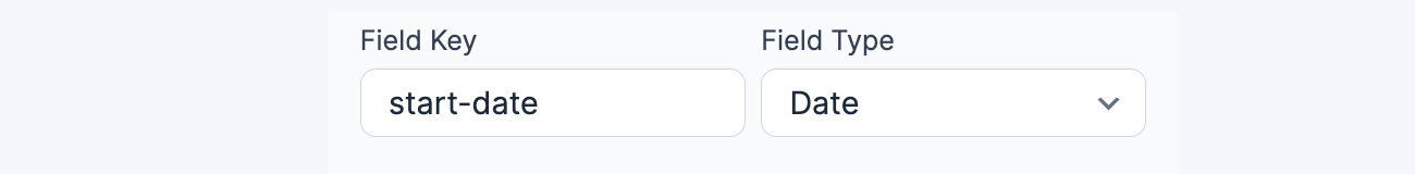 Calculated field Date Field Key Calculated field Date Field Key