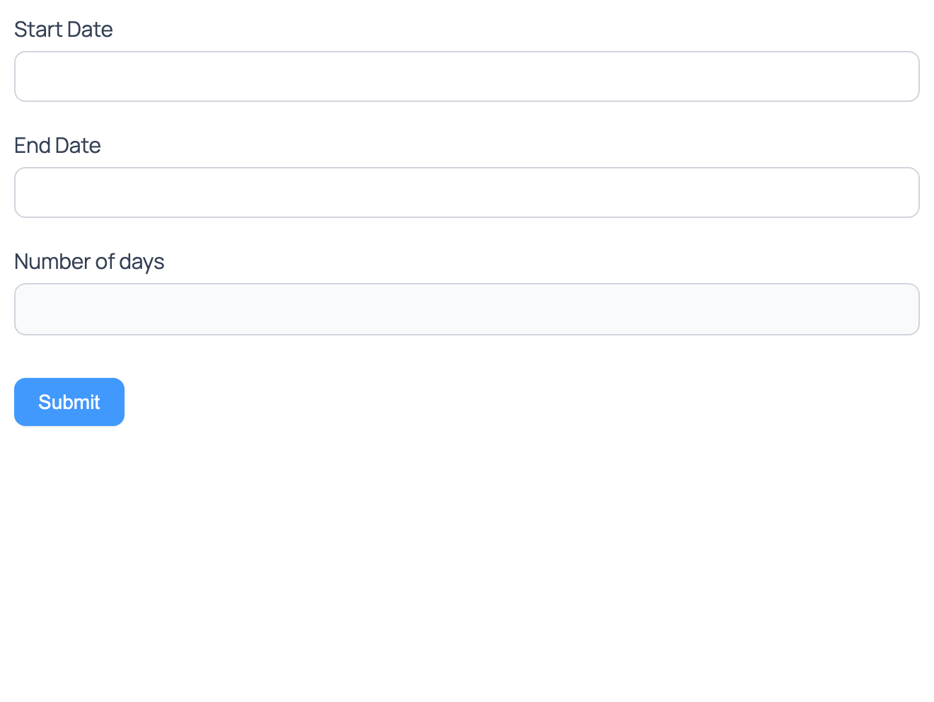 Date Calculator Example Date Calculator Example