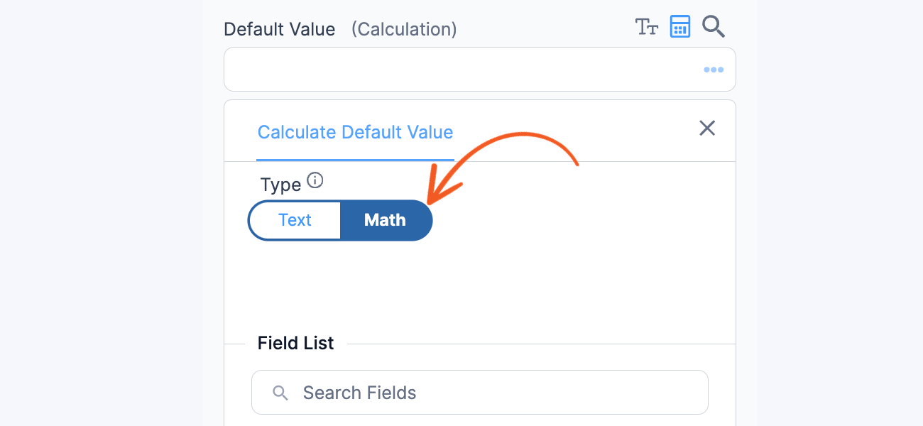 Field Calculated Default Value