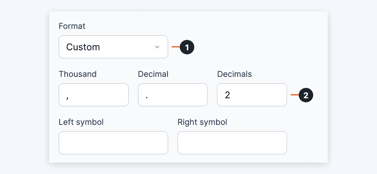 Field Calculations - Custom format with Decimals Field Calculations - Custom format with Decimals