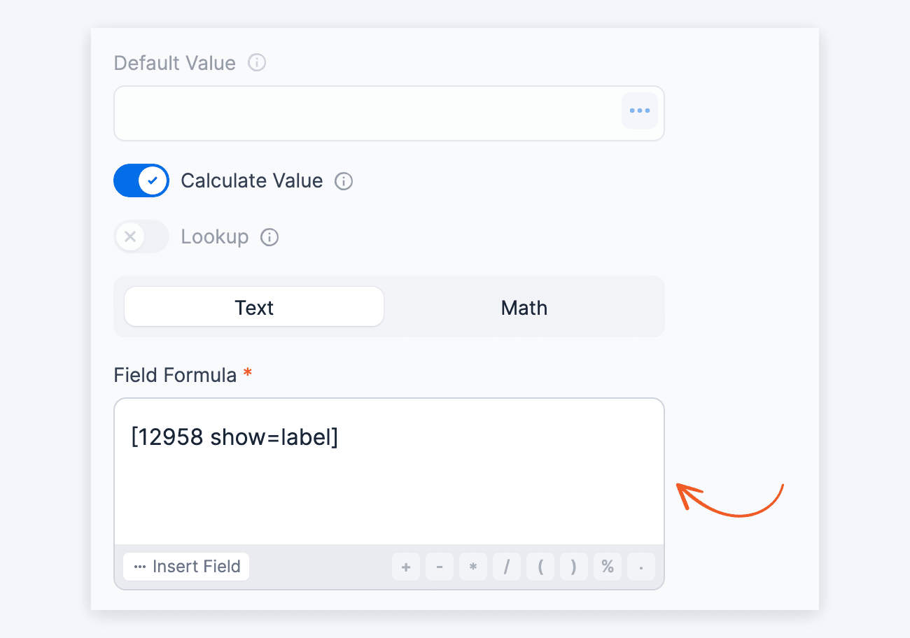 Field Calculations - Text formula with show=label for the workshop day