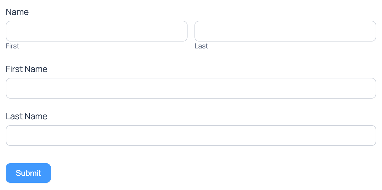 Field Text calculation - Display First name Field Text calculation - Display First name