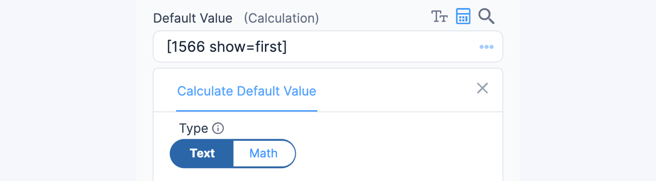 Field Text calculation - Display name